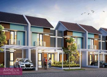 Hunian Modern Tropis di Lavesh Phase 2 Tipe Arneva Standar 55/75
