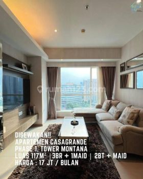 For Rent Apartemen Casa Grande Phase 1 3BR + 1 Maid | 2BT + Maid
