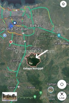 Tanah perumahan di Ligar Mukti luas 807 m², SHM