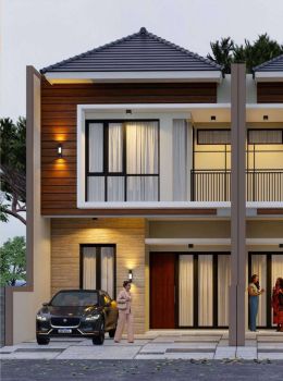 2 unit jejer! Rumah baru Mulyosari Utara depan taman Tipe B