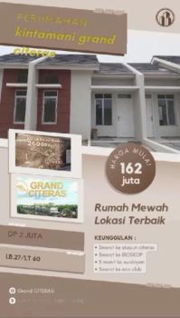(AM) RUMAH DEKAT STASIUN MAJA DP 500RIBU