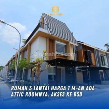 Rumah 3 Lantai di Rawa Kalong Gunung Sindur, Bogor