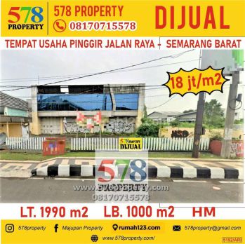 Tempat Usaha Strategis Pinggir Jalan Raya Siliwangi, Smg Barat