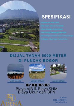 tanah strategis 5000m