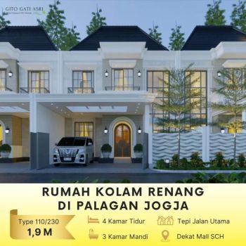 Rumah Mewah Include Kolam Renang Di Palagan Sleman