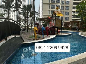 Disewakan harian apartemen dekat golf bandar kemayoran, furnish