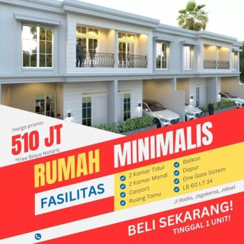 Dujual Rumah Cluster Murah  2  Lantai Jakarta Selatan Dekat Tol