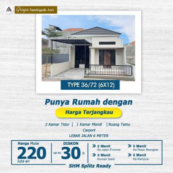 beli rumah yang murah di trowulan