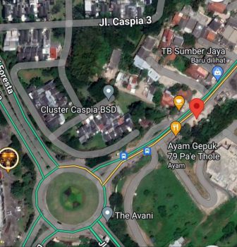 Tanah komersial letak strategis di area strategis