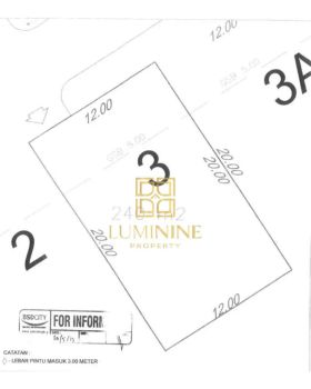 DIJUAL KAVLING SIAP BANGUN BENTUK KOTAK BARANG LANGKA DI PUSPITA LOKA