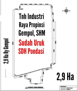 Sell Tanah: Tanah di Raya Gempol