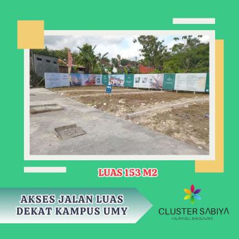 Tanah 100m ke Jl Utama Yogyakarta Area Ringroad