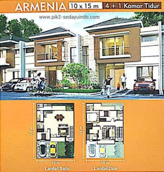 Dijual Rumah Cluster Nashville Boulevard uk 10x15 - PIK2