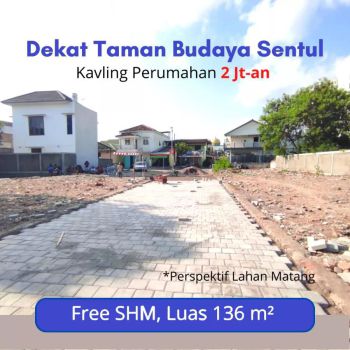 Tanah Sentul Luas 136m2 Promo Free SHM Dekat Tol Sentul.