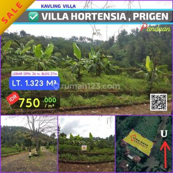 TANAH VILLA HORTENSIA PRIGEN,TRETES