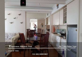 Disewakan Apartement Sudirman Park High Floor 2BR Furnished View Pool