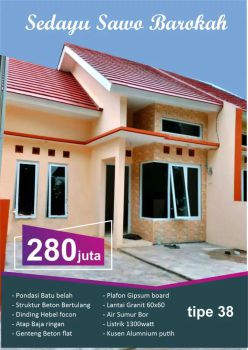 Rumah baru cluster siap huni di banget ayu wetan