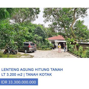 Rumah Kebun Hitung Tanah Di Jl Joe Lenteng Agung Jagakarsa Jaksel
