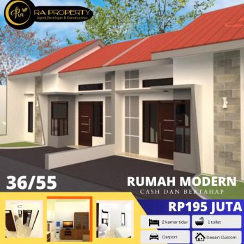 Rumah cantik 2 kamar di lokasi dekat jalan baru bomang dan jalan utama