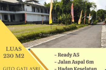 Tanah Dijual Jalan Gito Gati di Jogja Legalitas SHM