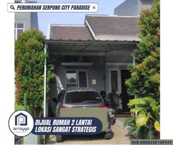 Dijual Perumahan 1 lantai Paradise Serpong City `AH381`