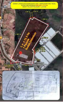 Tanah 13 hektar di Tegal