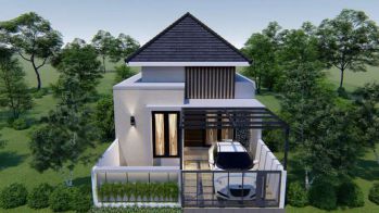 Rumah Cantik Minimalis Modern Proses Bangun Barat Rsud / Polres Sleman