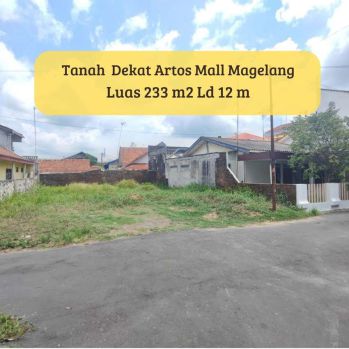 400 m Artos Mall, Tanah Dekat magelang Kota, Akses mobil Papasan