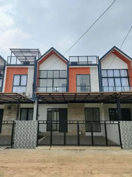 Townhouse Rooftop dekat tol Cimanggis cash n KPR cicilan flat
