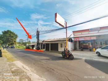 Tanah Strategis Dekat Alfamart Luas 265 Meter, Barat Jalan Palagan