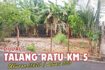 Tanah murah palembang lokasi pinggir jalan talang ratu