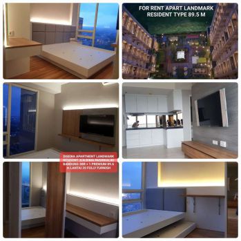 Disewa Apartment Landmark Lux Type 3BR- Fullyfurnish