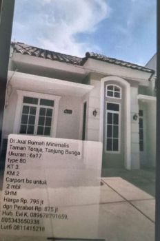 Dijual rumah di Taman Toraja Tjg Bunga Makassar
