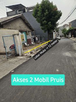 Di Jual Cepat Tanah Luas 512 m² akses 2 mobil,diapit 4 gerbang tol