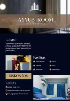 Disewakan apartemen patraland Urbano transit/harian/mingguan