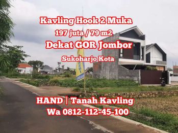 TANAH STRATEGIS DUA MUKA JALAN, UTARA RSUD SUKOHARJO KOTA