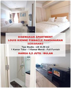 Disewakan Apartment Louis Kienne Pinnacle Pandanaran Semarang