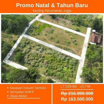 Pasar Baru Sentolo Kavling Matang Siap Bangun