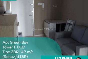 Apartement Green Bay Tower F Lt 17, 2br, Full Furnished
