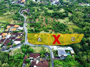 Jual Tanah Luas 18.6are Lokasi Pura Matsuka Ungasan izin Pemukiman