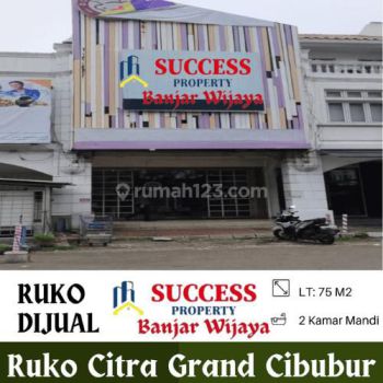 Ruko Citragrand Cibubur Strategis 2 Lantai,bogor Jawa Barat