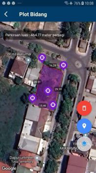 Tanah Kapling 27x16 SHM Sudut, Jl. Anggrek Raya Minasupa