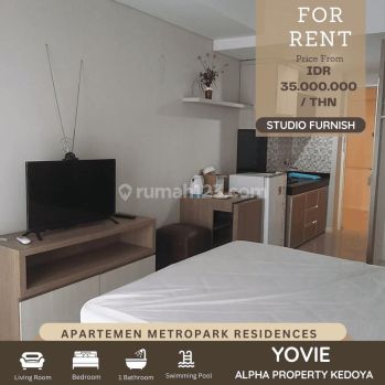 Apartement Metropark Residence Studio Furnish Bagus, Kebon Jeruk