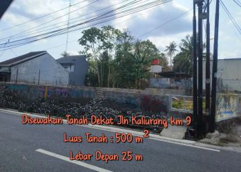 Disewakan tanah pekarangan di Jl magelang