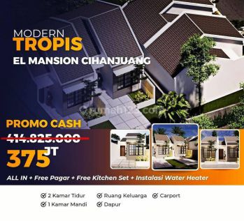 Rumah Minimalis sisa 1 unit di Cihanjuang SHM Baru