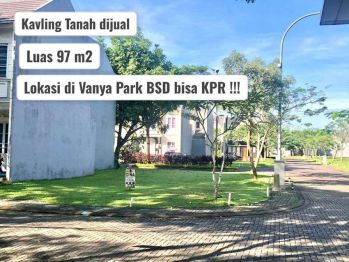 Tanah dijual Strategis di Vanya Park BSD City Tangerang