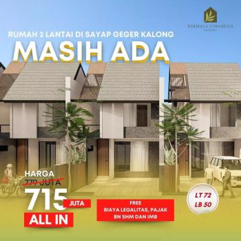 Rumah 2 Lantai murah di ciwaruga cigugur girang sudah Shm Split