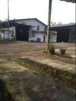 Dijual Tanah, sudah ada gudang + rumah (villa), dan bangunan lainnya