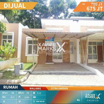L065 Harga Dibawah Pasar Rumah Dijual Murah di Ciputra Garden Malang
