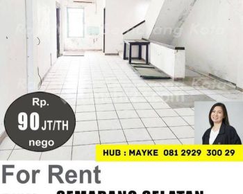 Ruko 3 lantai di Semarang Selatan Samping Jalan